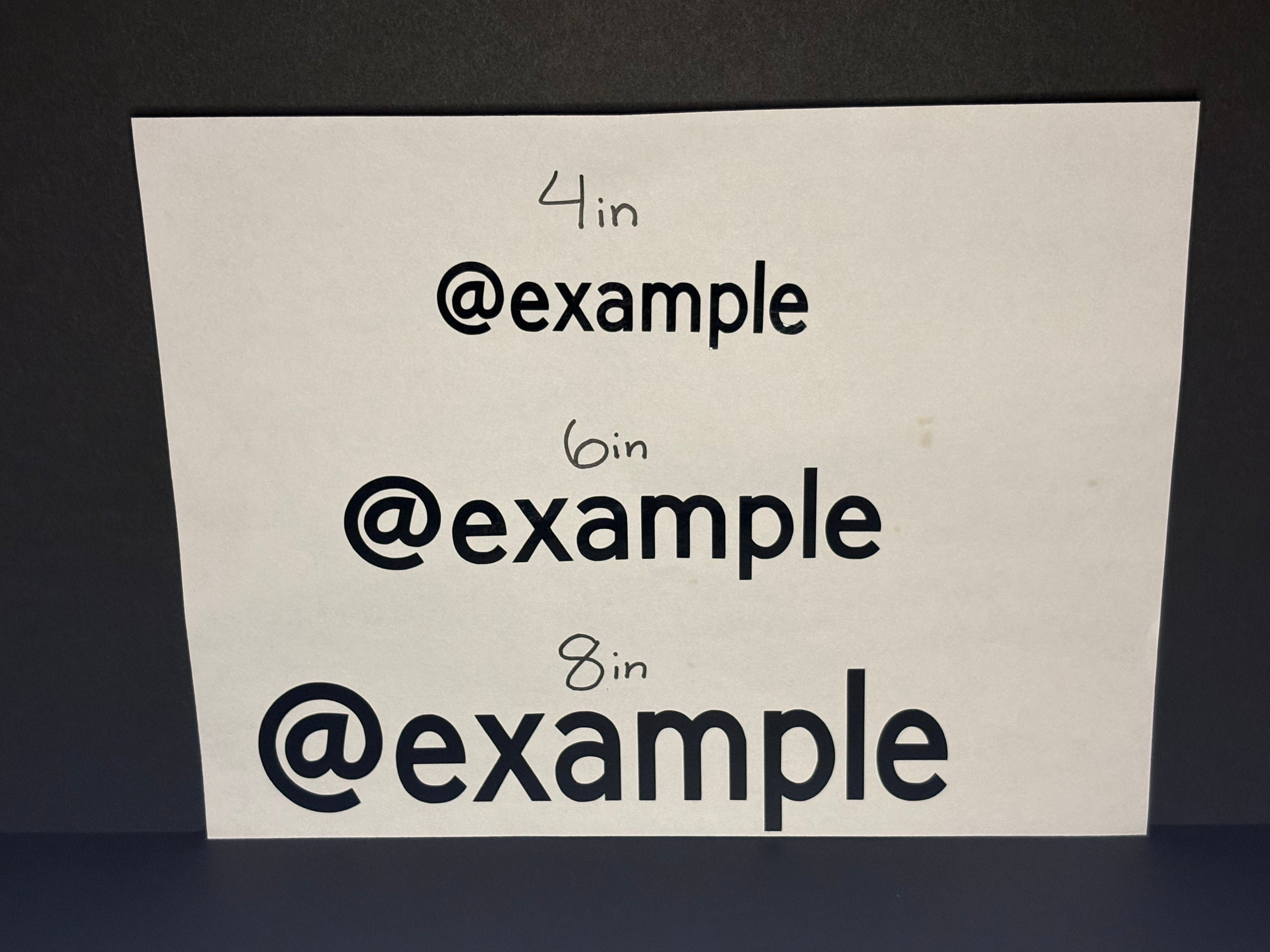Custom Text Decal for Cars & Trucks | Holographic, Glitter & Glossy Vinyl